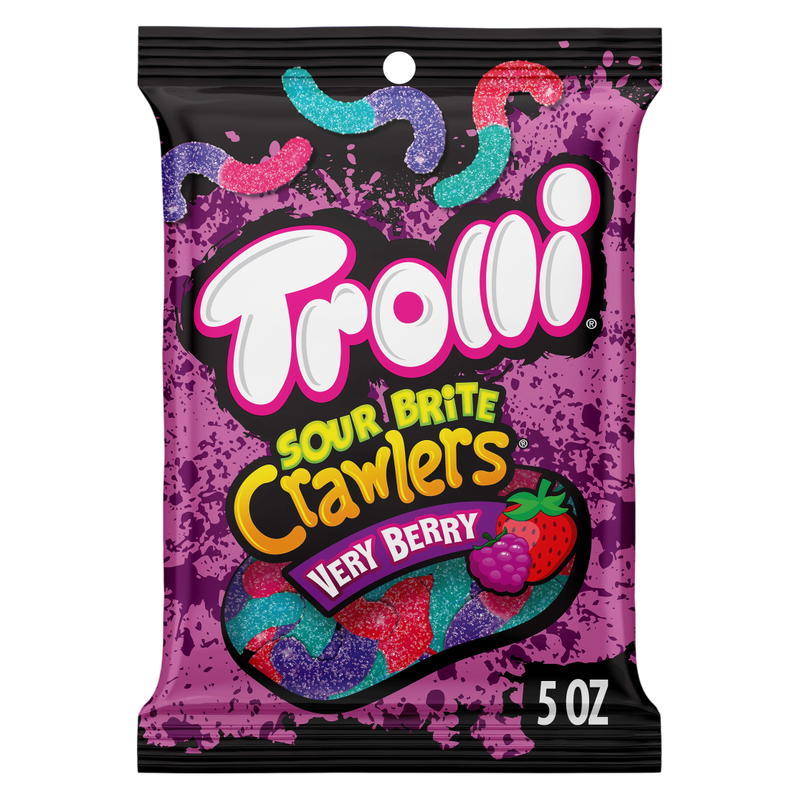 Trolli Very Berry Sour Brite Crawlers Gummy Candy 5oz - Trolli – BevMo!