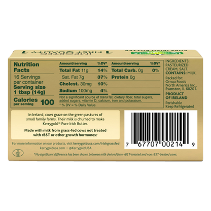 Kerrygold Pure Irish Salted Butter - 8oz