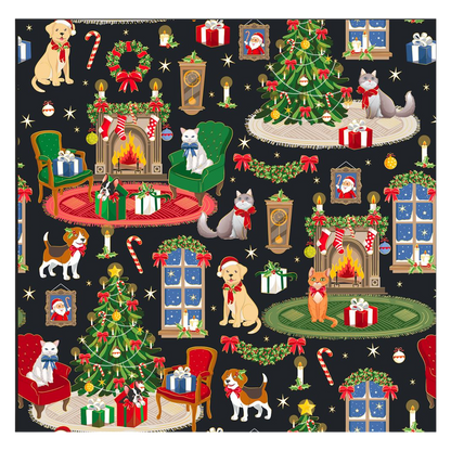 Home For The Holidays Jumbo Roll Wrapping Paper
