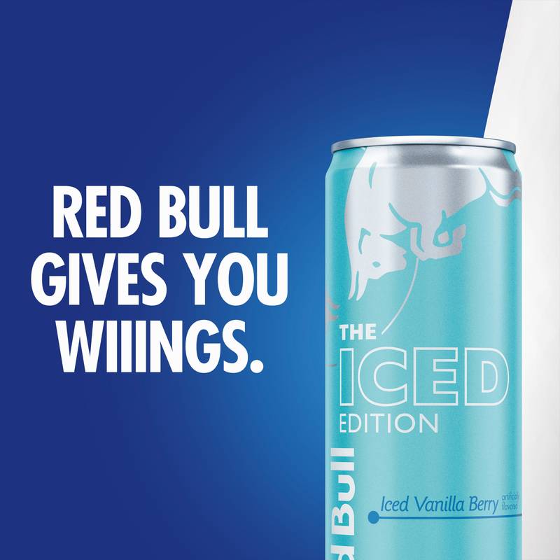Red Bull Iced Vanilla Berry Energy Drink 12oz Can