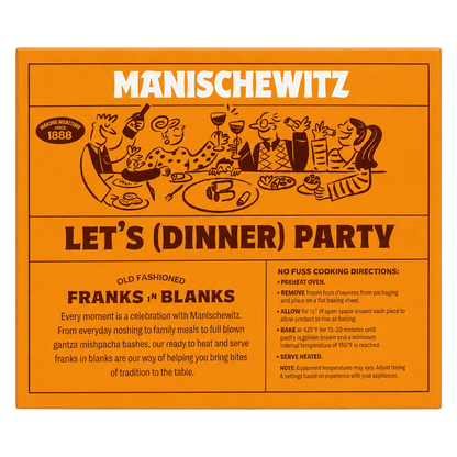 Manischewitz Kosher Mini Beef Franks In Blankets 6 oz