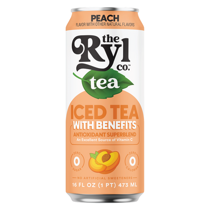 Ryl Peach Tea 16oz Can