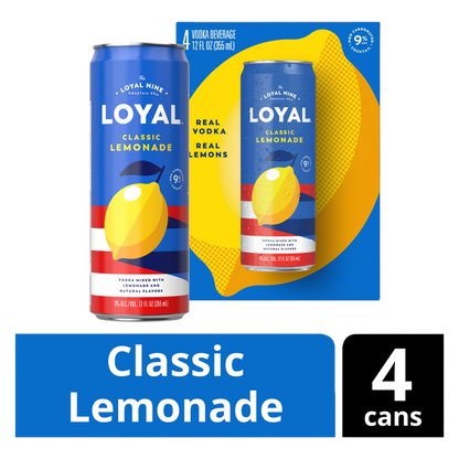Loyal 9 Original Lemonade 4pk 12oz 9% ABV