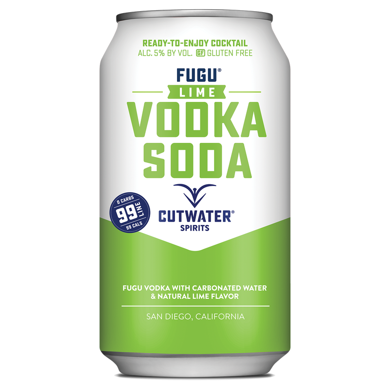 Cutwater Lime Vodka Soda 4pk 12oz can 5% ABV