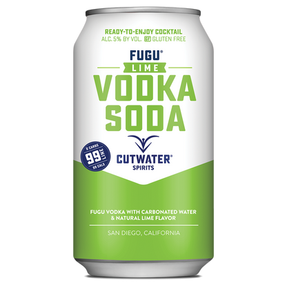 Cutwater Lime Vodka Soda 4pk 12oz can 5% ABV