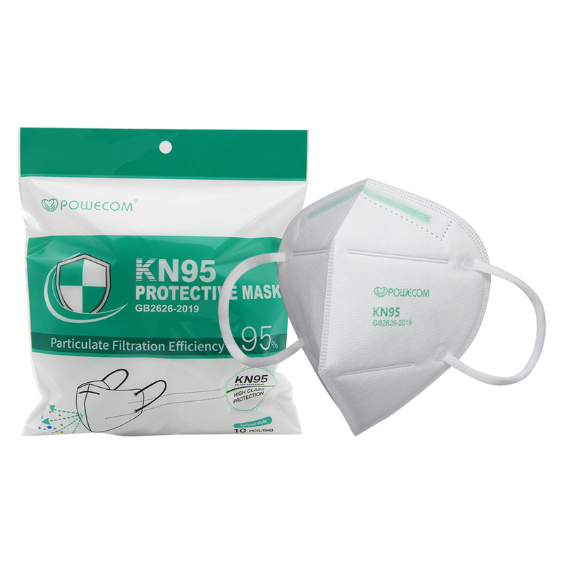 Powecom KN95 Masks 10 Count (White)