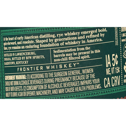 Bulleit 95 Rye Cask Strength Aged 20 Years, 750 mL Bottle