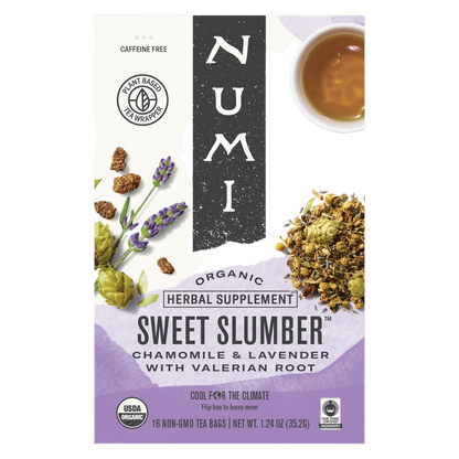 Numi Organic Sweet Slumber Tea 18ct Box