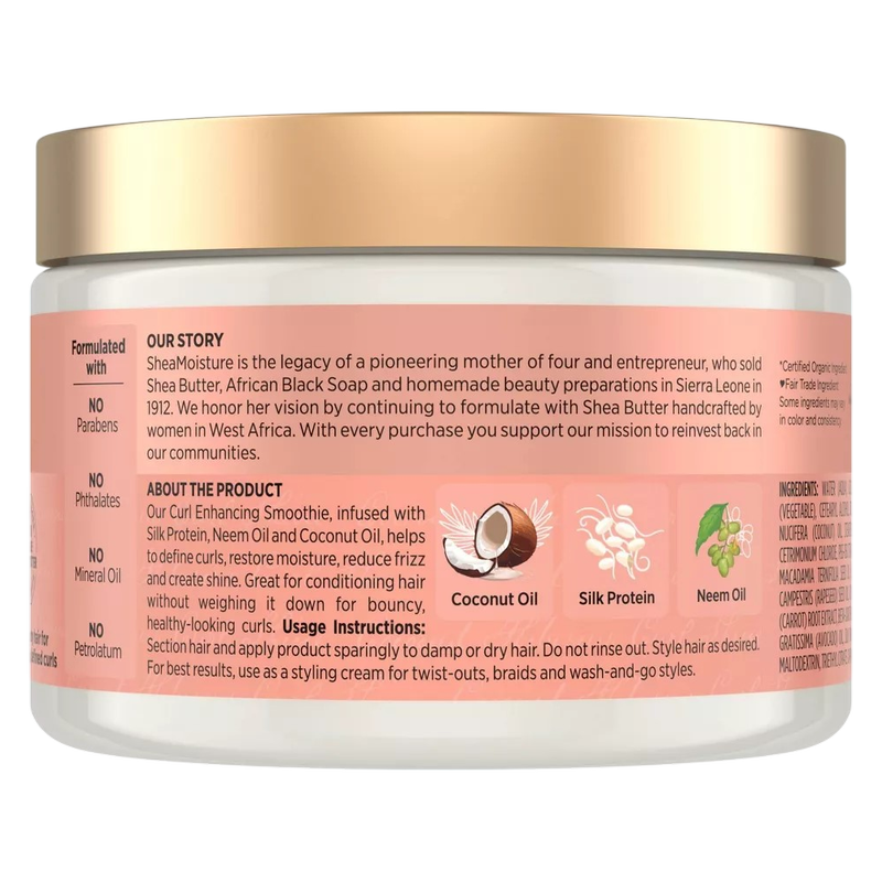 SheaMoisture Coconut and Hibiscus Curl Enhancing Smoothie, 12oz