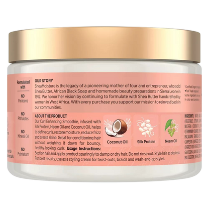 SheaMoisture Coconut and Hibiscus Curl Enhancing Smoothie, 12oz