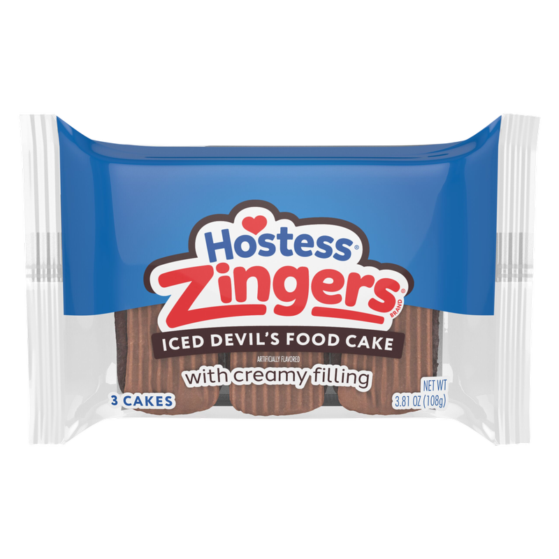 Hostess Chocolate Zingers, 3.81 oz