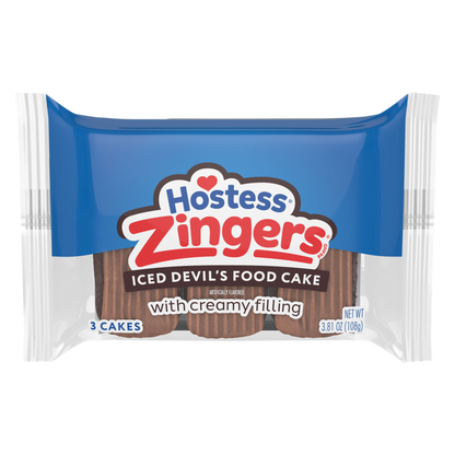 Hostess Chocolate Zingers, 3.81 oz