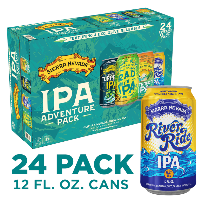 Sierra Nevada IPA Adventure Pack  24pk 12oz Cans