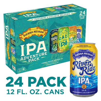 Sierra Nevada IPA Adventure Pack  24pk 12oz Cans