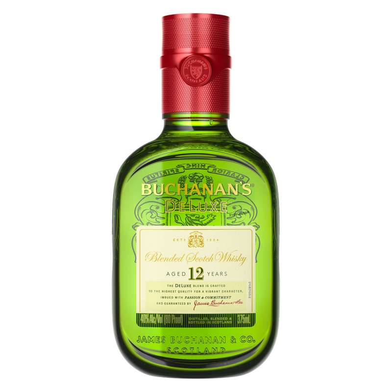 Buchanan's DeLuxe Aged 12 Years Blended Scotch Whisky, 375 mL (80 Proof)
