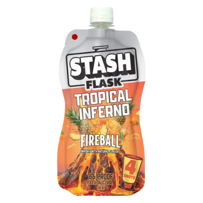 Fireball Stash Flask Tropical Inferno 200ml