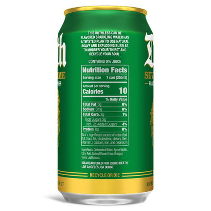 Liquid Death Severed Lime Sparkling Water 6pk 12oz Can