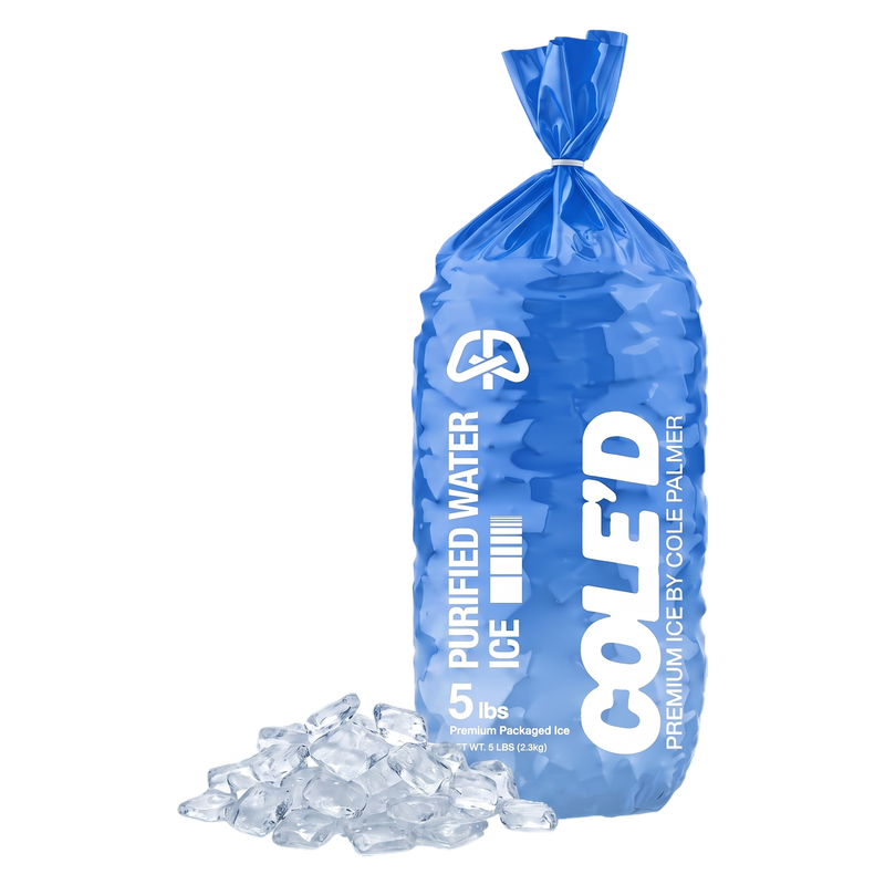 Traditional Ice Cubes 5lb Bag, COLE'D