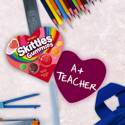 Skittles Original Gummies Heart Gift Box, 5.8oz
