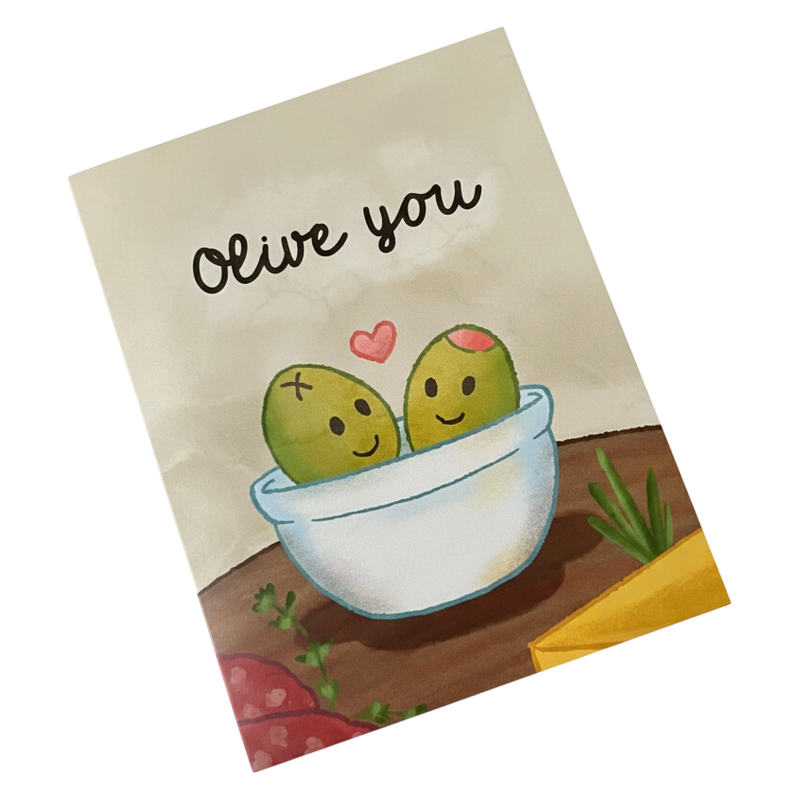 Olive You Card