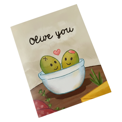 Olive You Card