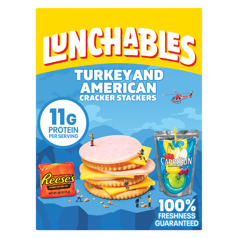 Lunchables Turkey & American Cheese Lunch Combinations with Capri Sun - 8.9oz