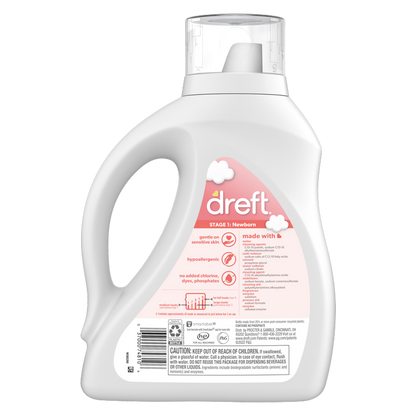 Dreft Stage 1: Newborn Baby Liquid Laundry Detergent 65oz