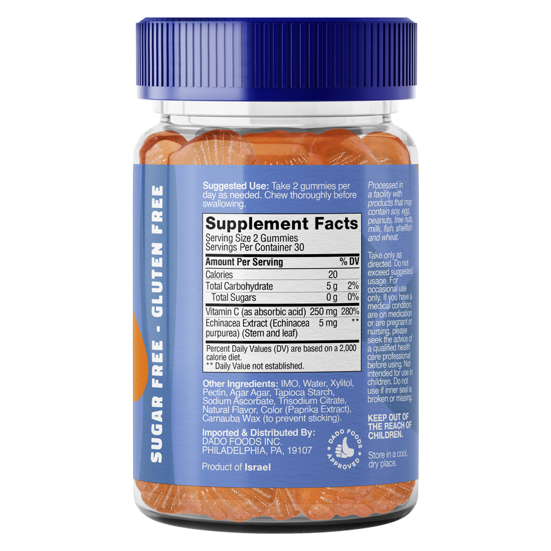 Yums Vitamins Sugar Free Vitamin C Gummies 60ct