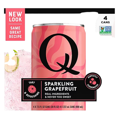 Q Grapefruit Tonic Water 7.5oz Cans 4pk