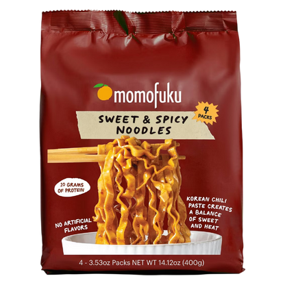 Momofuku Sweet and Spicy Noodles 4ct