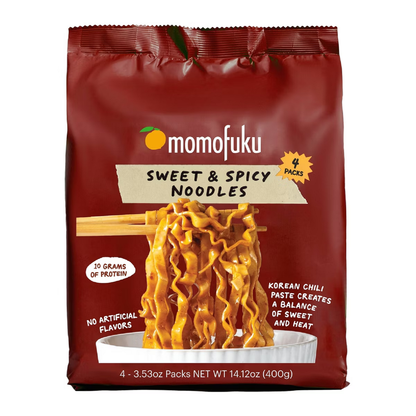Momofuku Sweet and Spicy Noodles 4ct