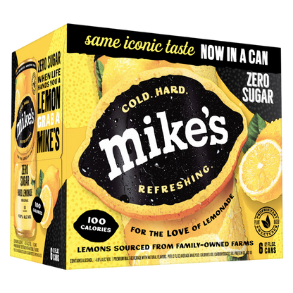 Mike's Hard Zero Sugar Lemonade 6pk 12oz Can