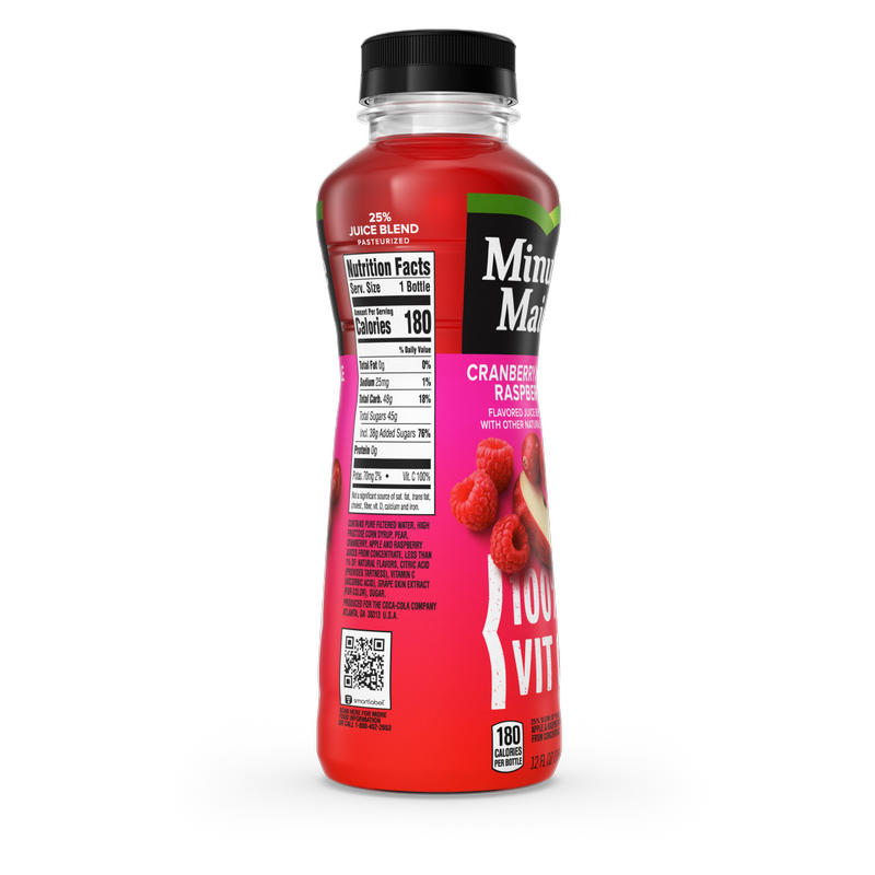 Minute Maid Cranberry Apple Raspberry Juice 12oz Btl