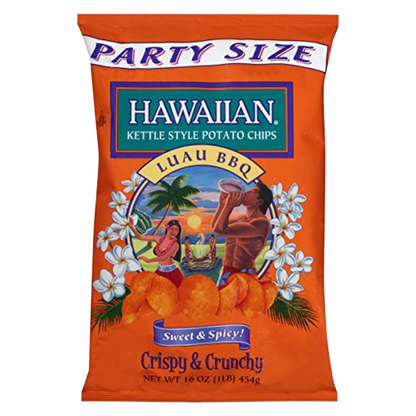 Hawaiian Chips Bbq Luau 15oz