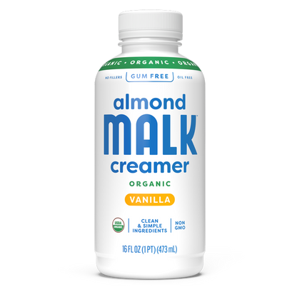 MALK Organic Vanilla Almond Creamer 16oz Btl
