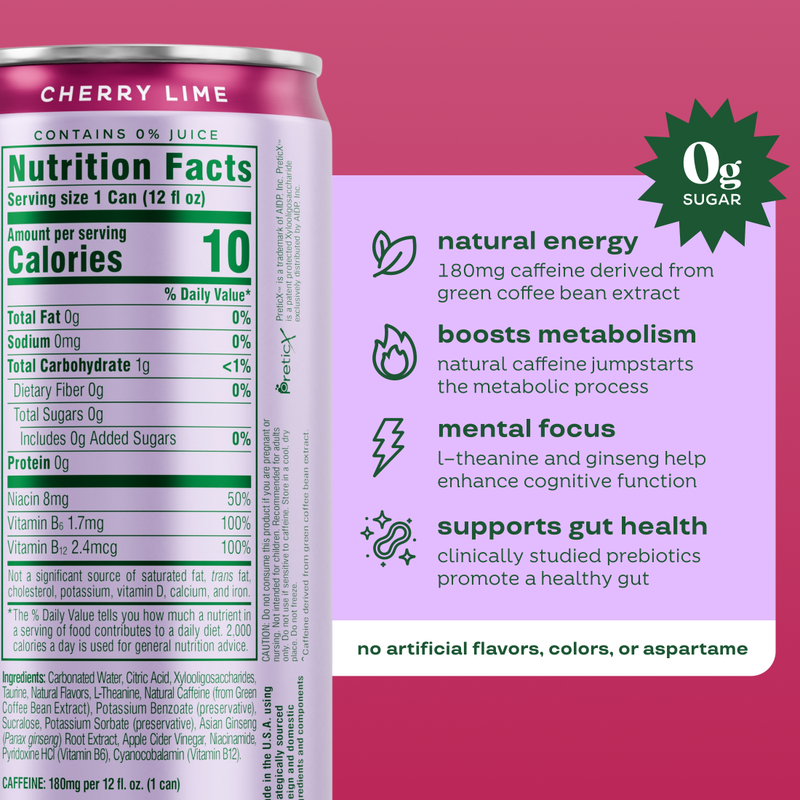 Bloom Energy Cherry Lime 12oz Can