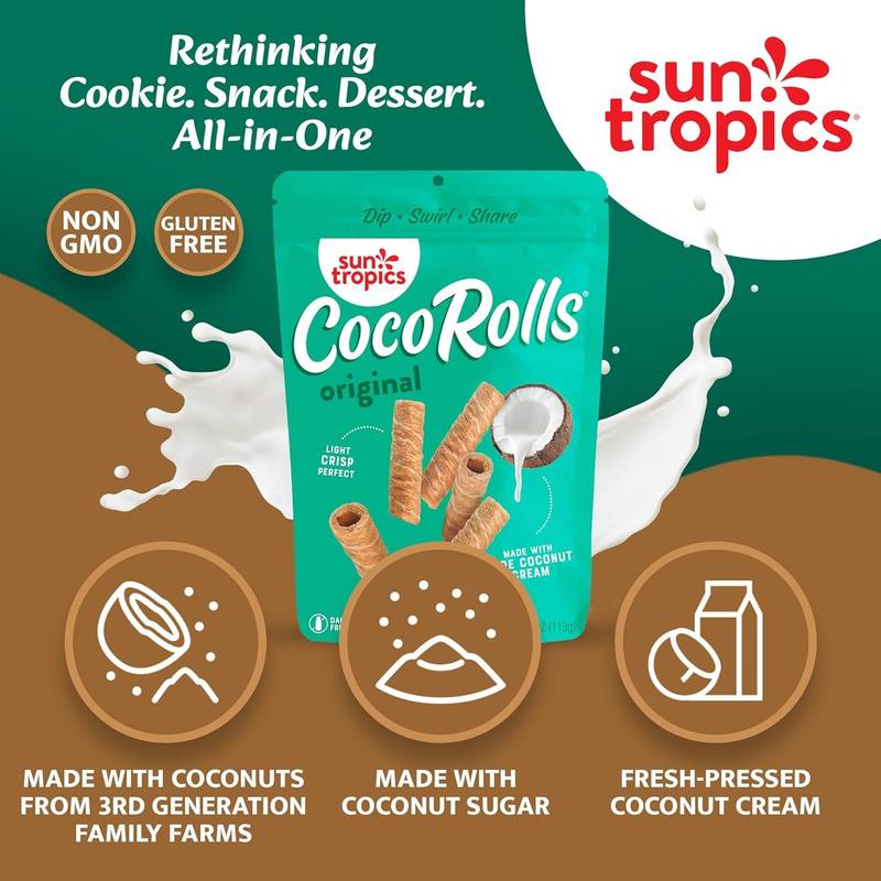 Sun Tropics CocoRolls Original, 4oz - Sun Tropics – BevMo!