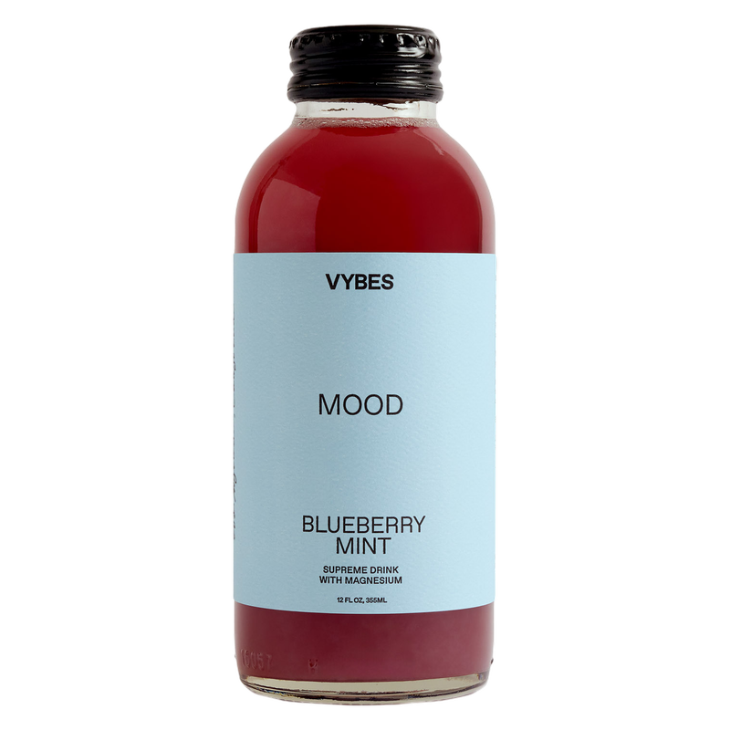 VYBES Blueberry Mint Mood Drink 12oz Btl