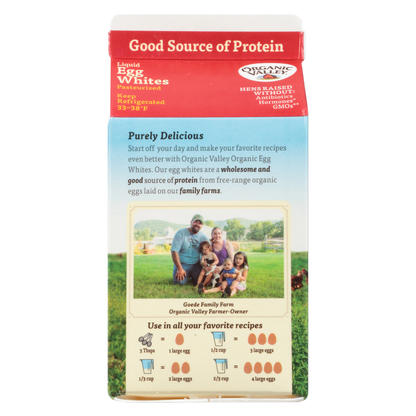 Organic Valley 100% Organic Pasteurized Egg Whites 16oz