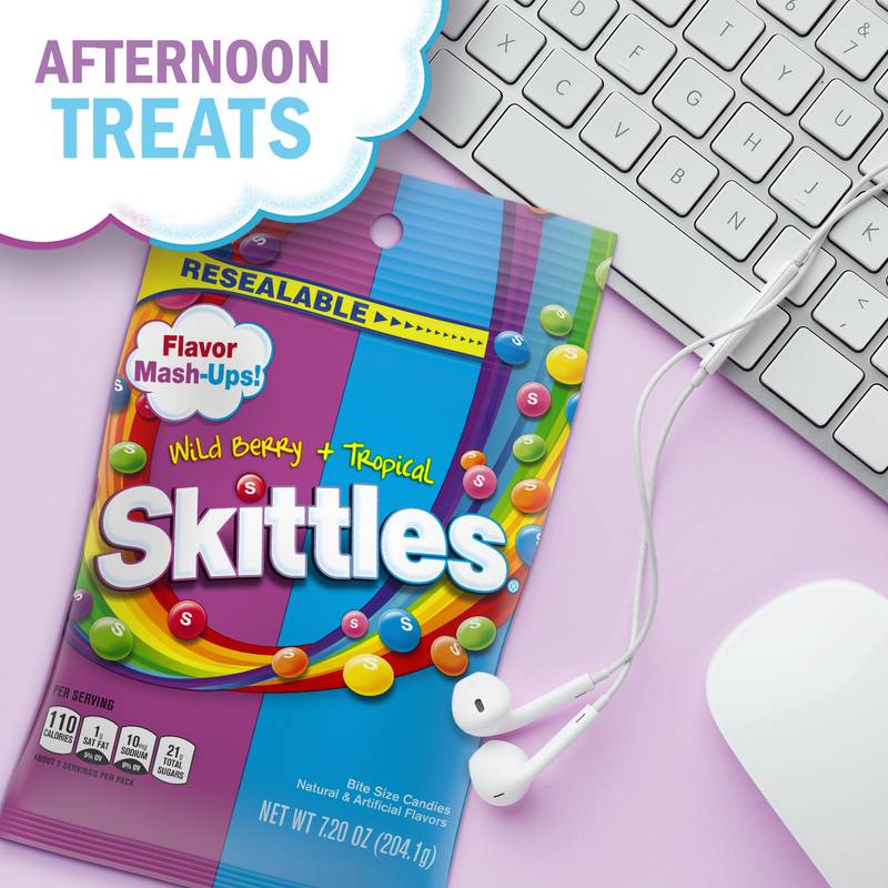 Skittles Mash-Ups Chewy, 7.2 oz
