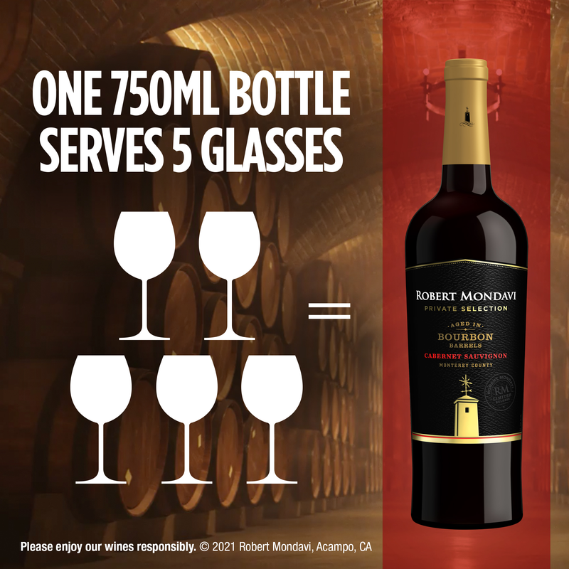 Robert Mondavi Private Selection Bourbon Barrel Aged Cabernet Sauvignon 750ml