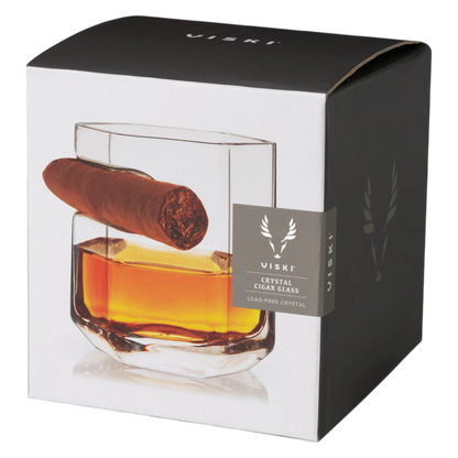 Viski Crystal Cigar Glass
