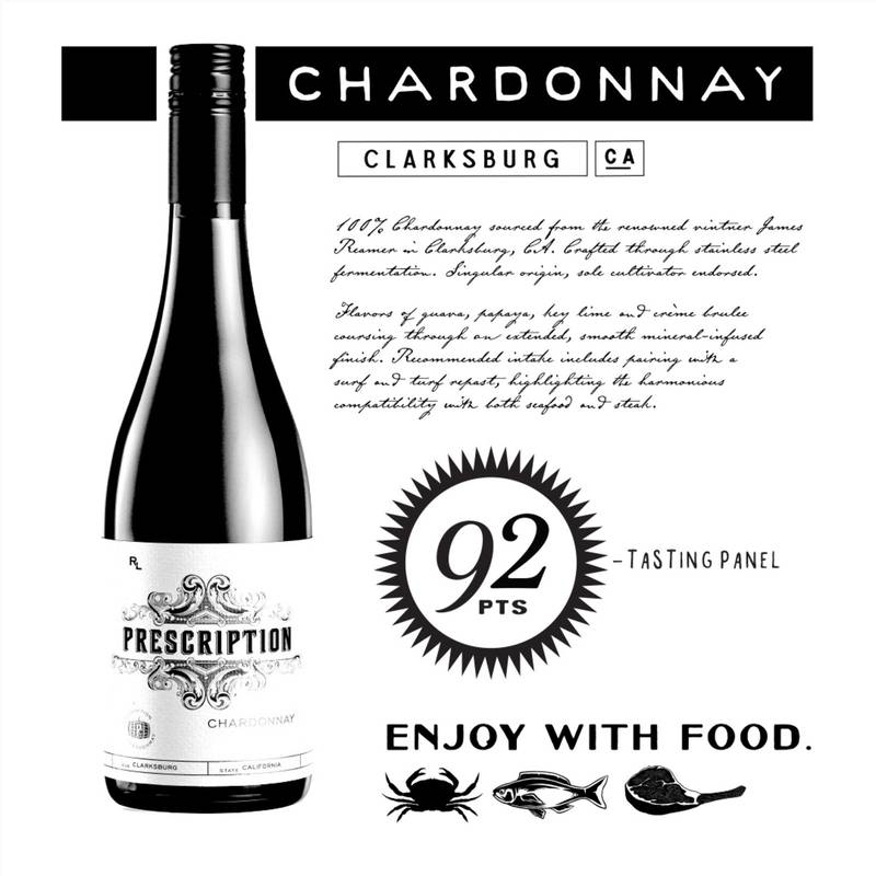 Prescription Vineyards Chardonnay 750ml - Prescription Vineyards