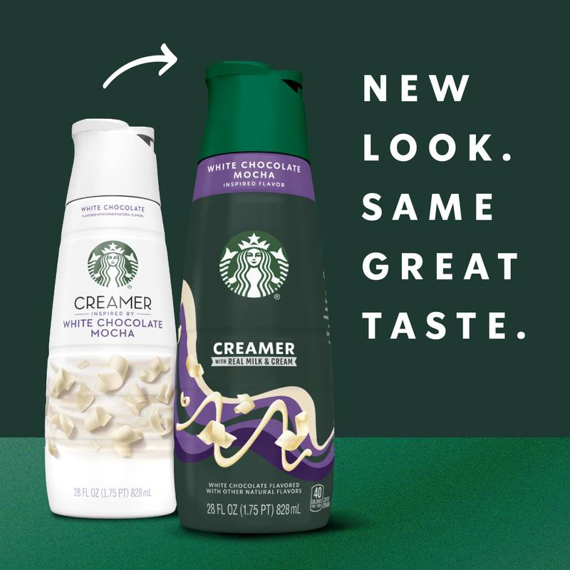 Starbucks White Chocolate Mocha Creamer 28oz Btl - Starbucks – BevMo!