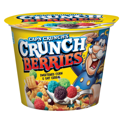 Cap'n Crunch Berries Sweetened Corn & Oat Cereal Cup 1.3oz