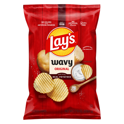 Lays Wavy Original Potato Chips 7.75oz