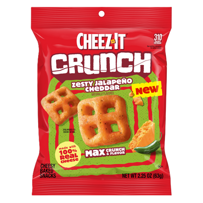 Cheez-it Crunch Zesty Jalapeno, 2.25 oz