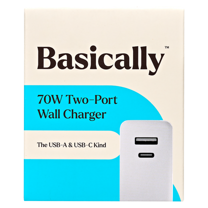 Basically 70W Two-Port Wall Charger