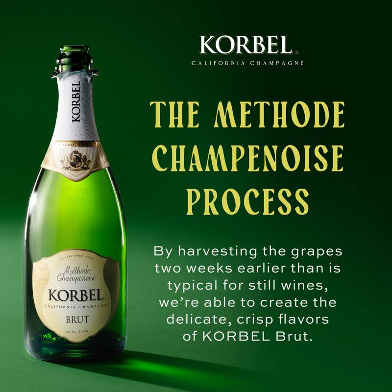 Korbel Brut California Champagne Sparkling Wine 1.5 Liter