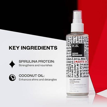 IGK GOOD BEHAVIOR 4-in-1 Prep Spray, 7oz